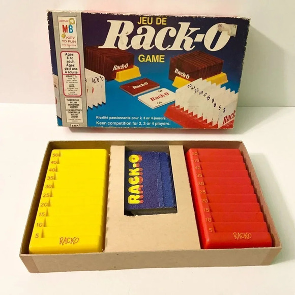 Vintage Racko Card Game Milton Bradley Missing Instructions - Picture 7 of 14